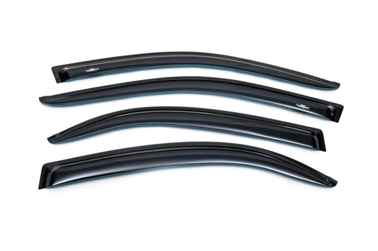 Window Deflectors (4 pcs, HIC) for Chevrolet Lanos 1998-2017 - image 1