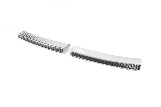Cover on the rear threshold Carmos (stainless steel) for Volkswagen Taigo 2020- - Reelken Auto