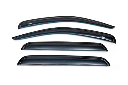 Window Deflectors (4 pcs, HIC) for Nissan Navara 2006-2015 - image 1