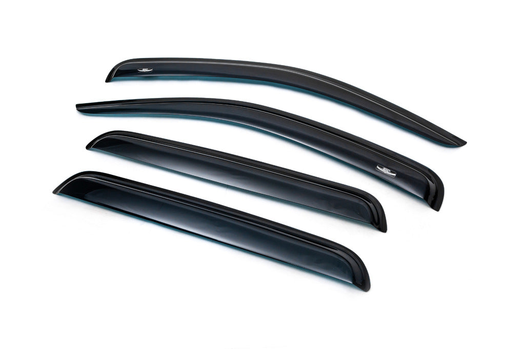 Window Deflectors (4 pcs, HIC) for Nissan Navara 2006-2015 - image 2