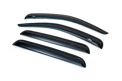Window Deflectors (4 pcs, HIC) for Nissan Navara 2006-2015 - image 2