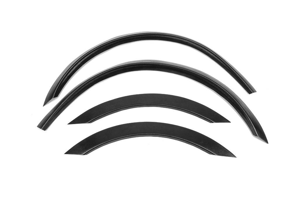 Covers for arches (4 pcs, black, ABS-plastic) for Mercedes S-class W220 - Reelken Auto