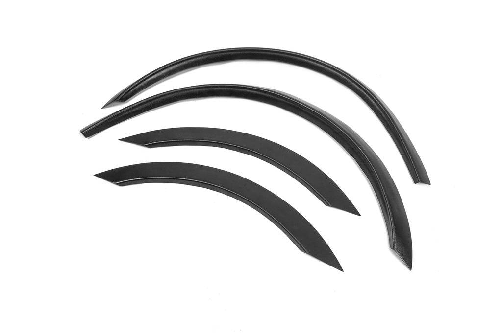 Covers for arches (4 pcs, black, ABS-plastic) for Mercedes S-class W220 - Reelken Auto
