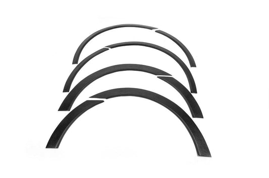 Covers for arches (SW, 6 pcs, black, ABS-plastic) for Toyota Avensis 2009-2018 - Reelken Auto