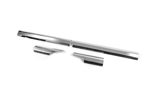 Linings on the inner thresholds of Carmos (4 pcs., stainless steel) for Volkswagen Golf 7/E-Golf - Reelken Auto