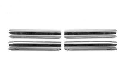 Carmos Stainless Steel Inner Door Sill Protectors (4 pcs) for Volkswagen Touran 2003-2010 - image 2