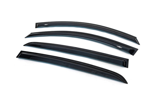Window Deflectors (4 pcs, HIC) for Hyundai I-10 2008-2013 - image 2