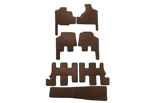 EVA floor mats (for Grand Voyager, automatic transmission, Brown) for Chrysler Voyager 2001-2007 - image 1