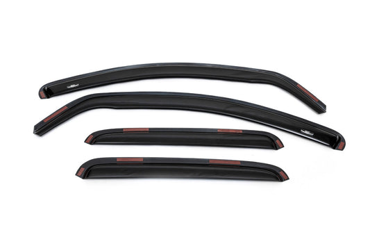 In-channel window deflectors (4 pcs, HIC) for Dacia Duster 2008-2018 - image 1