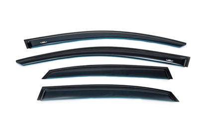 Side window wind deflectors Sedan (4 pcs, HIC) for Audi A4 B8 2007-2015 - image 1