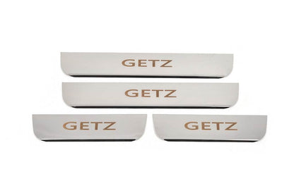 Sill Carmos (4 pieces, stainless steel) for Hyundai Getz - Reelken Auto