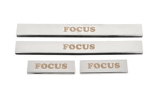 Stainless Steel Door Sill Protectors Carmos (4 pcs) for Ford Focus IV 2018- - image 1