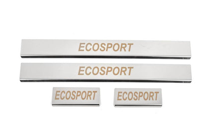 Carmos sill plates (4 pcs., stainless steel) for Ford Ecosport - Reelken Auto