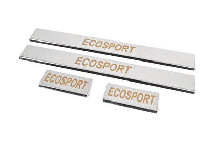 Carmos sill plates (4 pcs., stainless steel) for Ford Ecosport - Reelken Auto