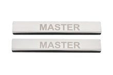 Door Sill Protectors V4 (2 pcs, Stainless Steel) for Renault Master 2011-2023 - image 1