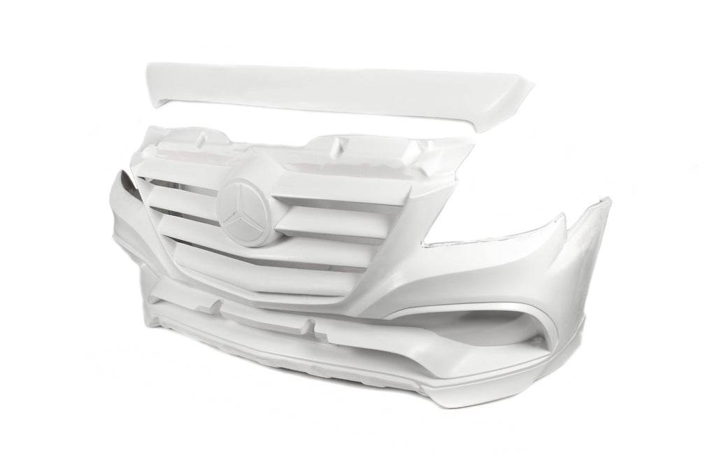 Front bumper Exclusive Sport (2006-2013) for Mercedes Sprinter W906 2006-2018 - Reelken Auto