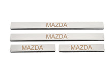 Door Sill Cover Carmos (4 pcs, Stainless Steel) V-3 for Mazda 6 2008-2012 - image 1