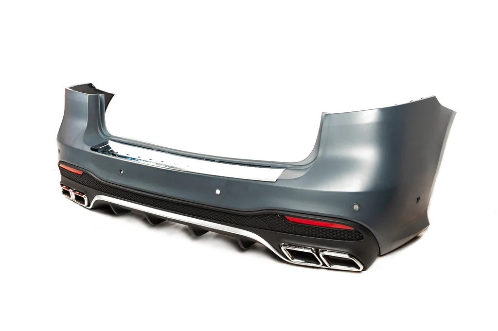 Rear bumper with diffuser GLE63 AMG (for GLE) for Mercedes GLE/ML сlass W166 2011-2018 - image 3