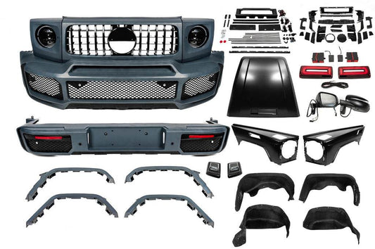 Restyling kit for G63 BRB 2018 for Mercedes G class W463 1990-2018 - Reelken Auto