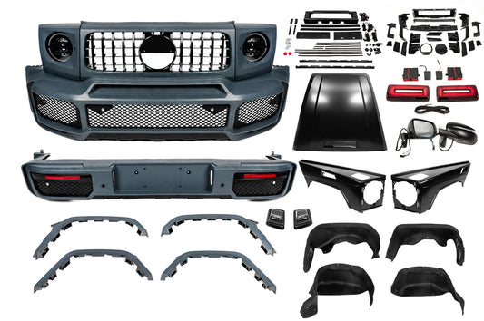 Facelift Body Kit to G63 BRB 2018 for Mercedes G сlass W463 1990-2018 - image 1