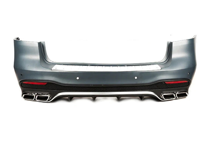 Rear bumper with diffuser GLE63 AMG (for GLE) for Mercedes GLE/ML сlass W166 2011-2018 - image 1
