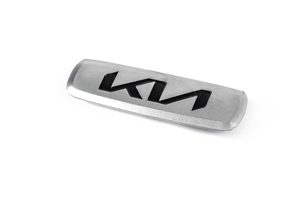 Aluminum nameplate for mats V-2 (1pc) for KIA - image 1