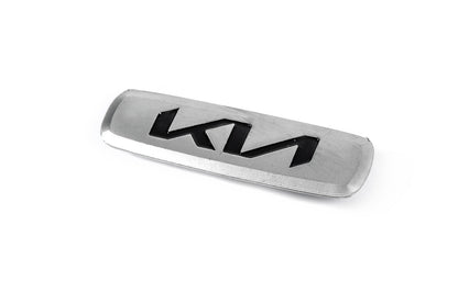 Aluminum nameplate for mats V-2 (1pc) for KIA - image 1