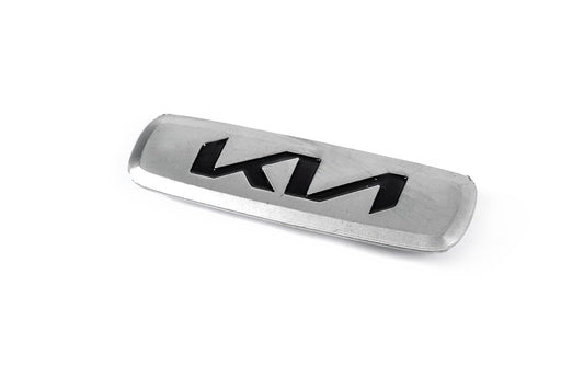 Aluminum nameplate for mats V-2 (1pc) for KIA - image 1