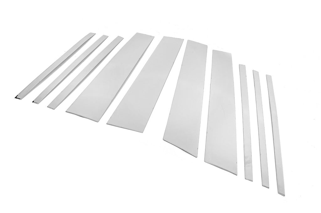 Stainless Steel Door Pillar Trim (10 pcs) for Volkswagen Tiguan 2016-2023 - image 3