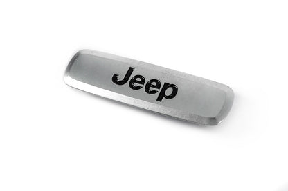 Aluminum nameplate for mats (1pc) for Jeep - image 1