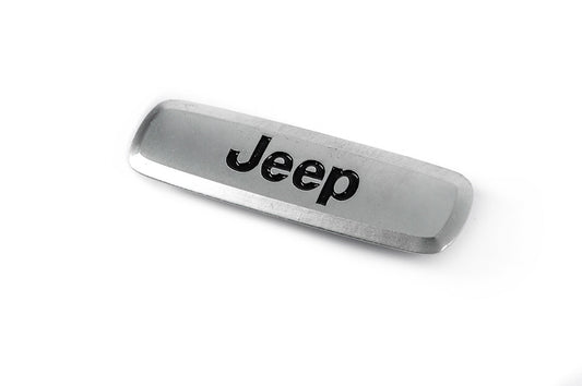 Aluminum nameplate for mats (1pc) for Jeep - image 1