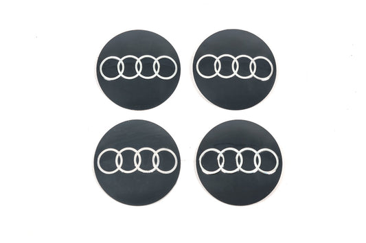 Stickers for wheel center caps 65mm (4pcs) for Audi - image 2