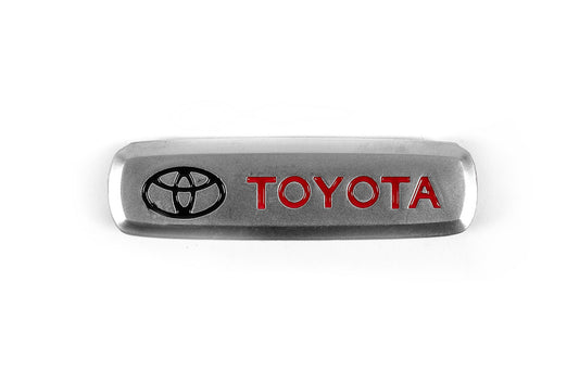Aluminum nameplate for mats (1pc) for Toyota - image 2