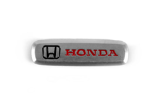 Aluminum nameplate for mats (1pc) for Honda - image 2