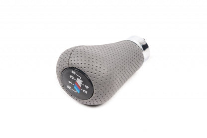 Gear Shift Knob OEM (leatherette, gray perforation) for BMW 3 Series E30 1982-1994 - image 1