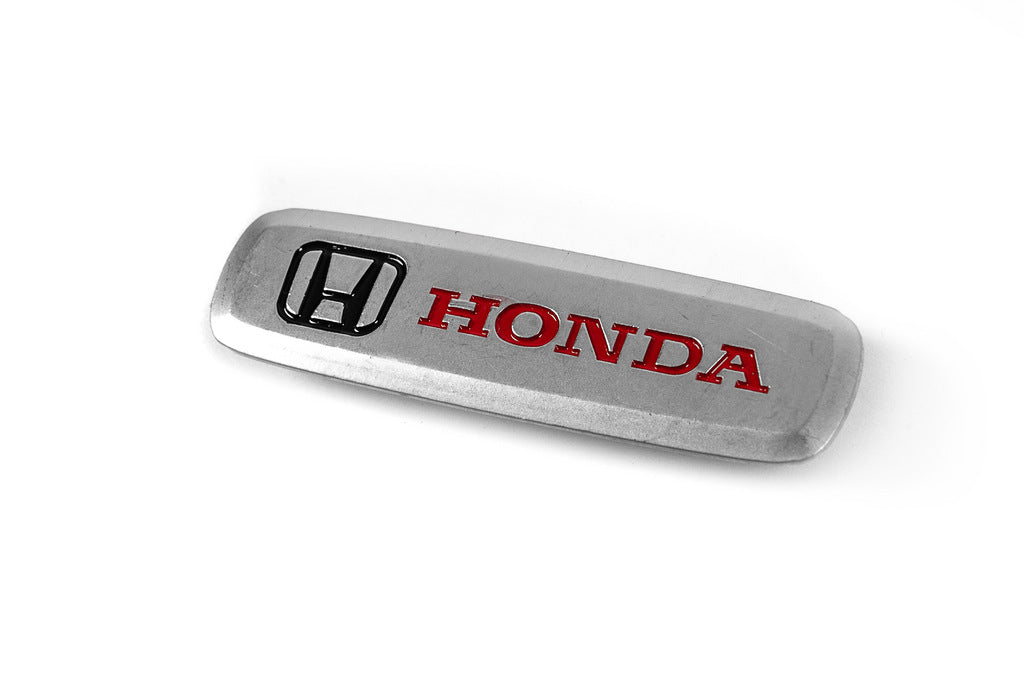 Aluminum nameplate for mats (1pc) for Honda - image 1