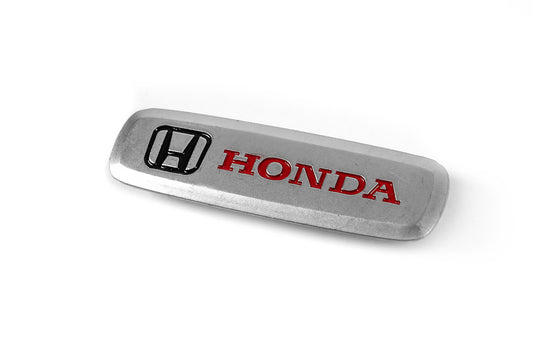 Aluminum nameplate for mats (1pc) for Honda - image 1