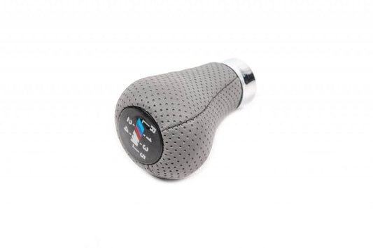 OEM gear knob (leatherette, gray perforation) for BMW 3 series E-30 1982-1994 - Reelken Auto