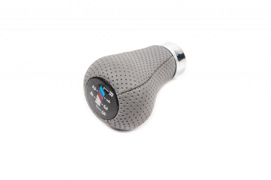 Gear Shift Knob OEM (leatherette, gray perforation) for BMW 5 Series E34 1988-1995 - image 2