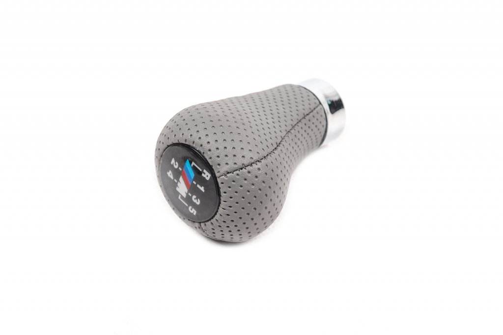 OEM gear knob (leatherette, gray perforation) for BMW 3 series E-36 1990-2000 - Reelken Auto