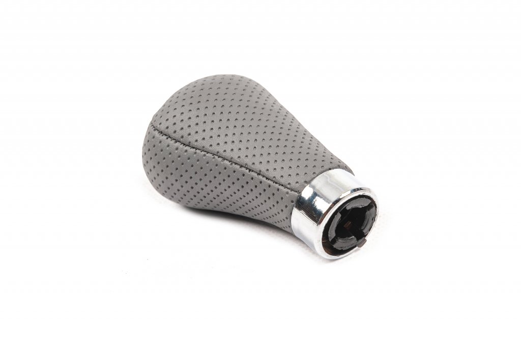 Gear Shift Knob OEM (leatherette, gray perforation) for BMW 5 Series E34 1988-1995 - image 4
