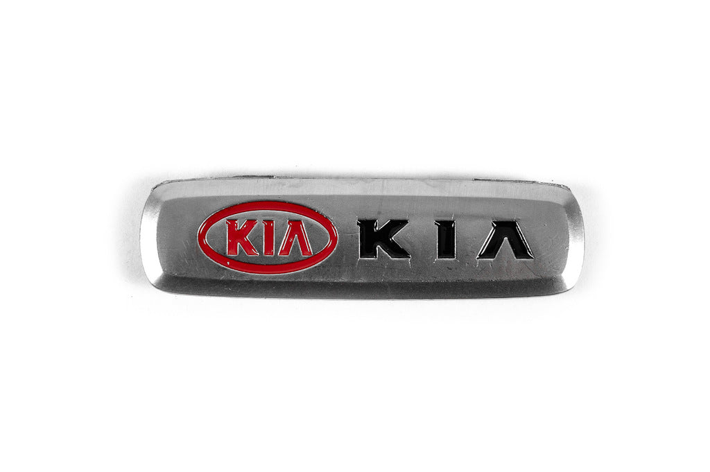 Aluminum nameplate for mats (1pc) for KIA - image 2