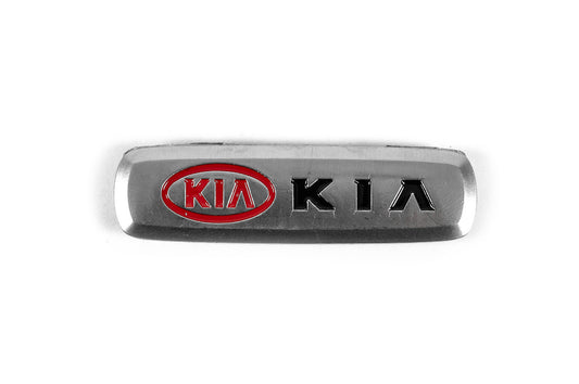 Aluminum nameplate for mats (1pc) for KIA - image 2