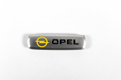 Aluminum nameplate for mats (1pc) for Opel - image 2
