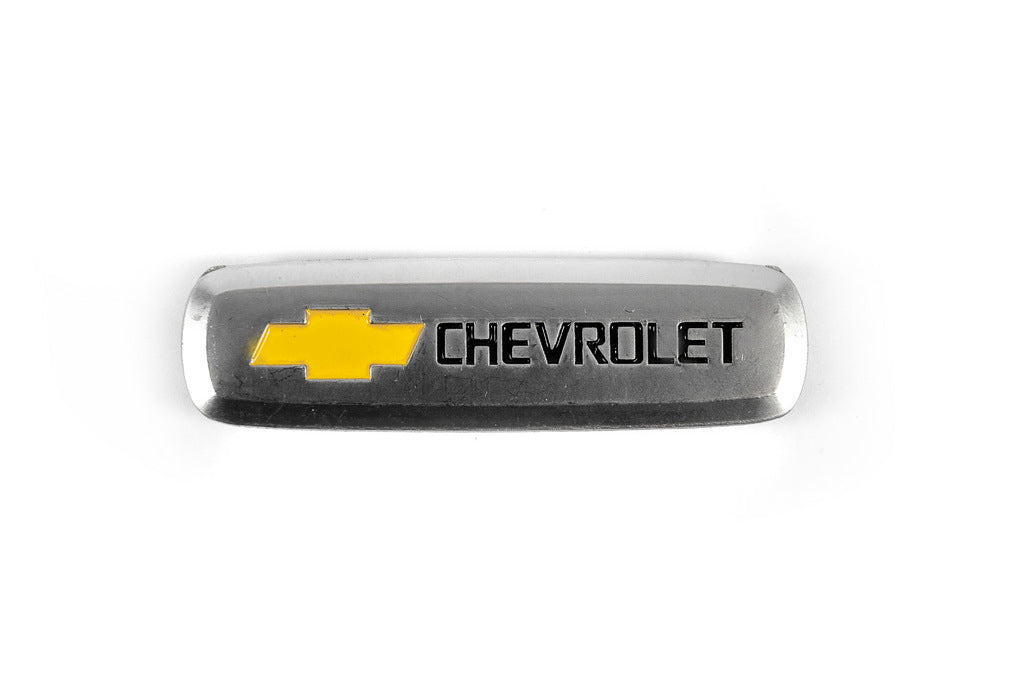 Aluminum nameplate for mats (1pc) for Chevrolet - image 2