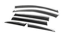 Window Deflectors with Chrome Trim Niken Luxury (6 pcs) for Honda CRV 2017-2022 - image 2