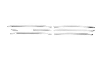 Internal door linings (stainless steel, 7 pcs) Carmos for Geely Emgrand X7 - Reelken Auto