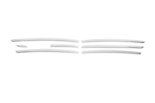 Internal door linings (stainless steel, 7 pcs) Carmos for Geely Emgrand X7 - Reelken Auto