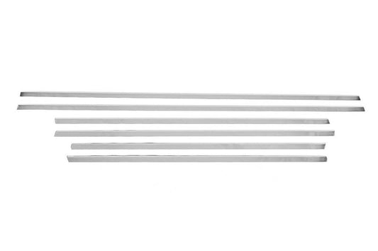Window edging (SW) (6 pcs., stainless steel) for Mercedes E-class W212 2009-2016 - Reelken Auto