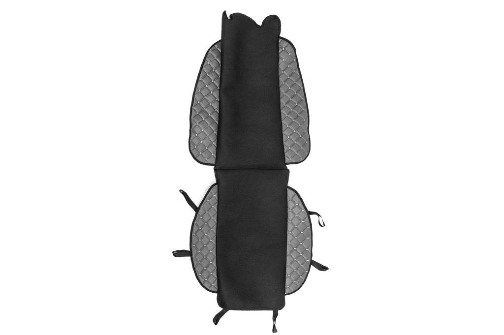 ECO seat cover and fabric (1 pc, Gray with gray thread + fabric) - Reelken Auto